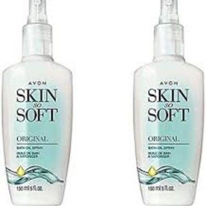 TWO Avon Skin so Soft Original Bath Oil Sprays 150ml each